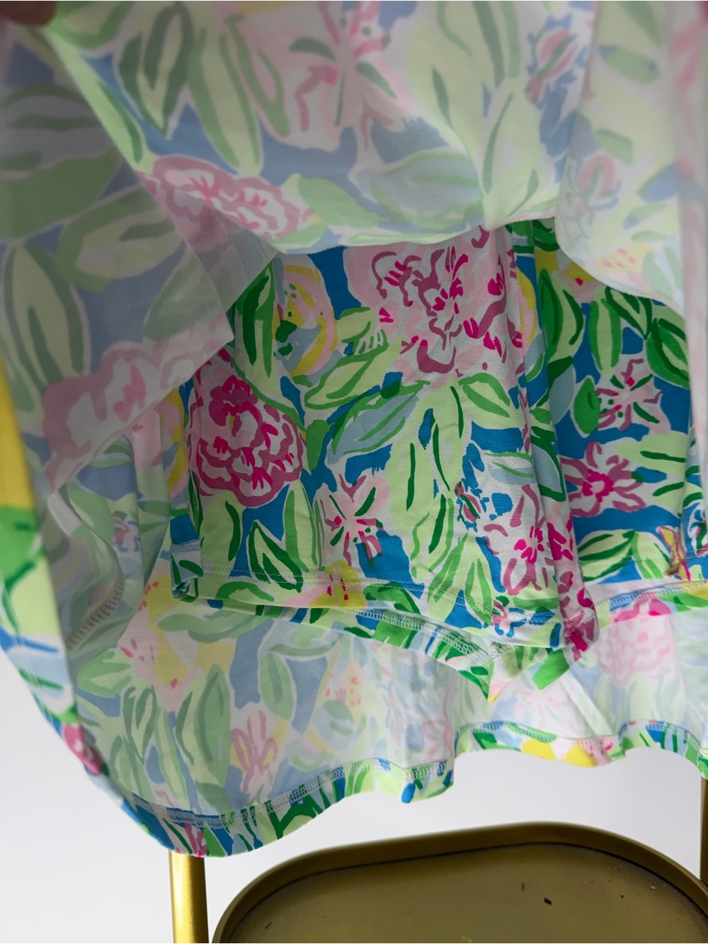 Lilly Pulitzer Shirelle Skirted Knit Romper
Multi Grove Garden Floral Medium NWT - Picture 7 of 8